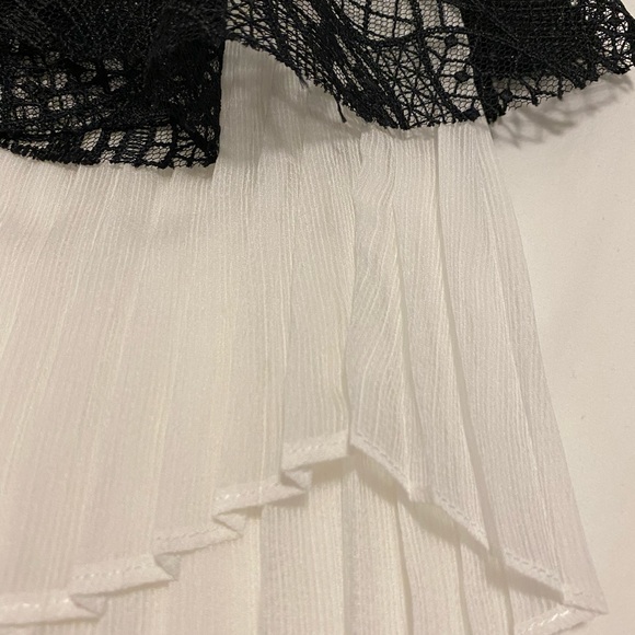 THREE FLOOR elegant beautiful asymmetric pleated lace dress, BN without Tag - Picture 5 of 9